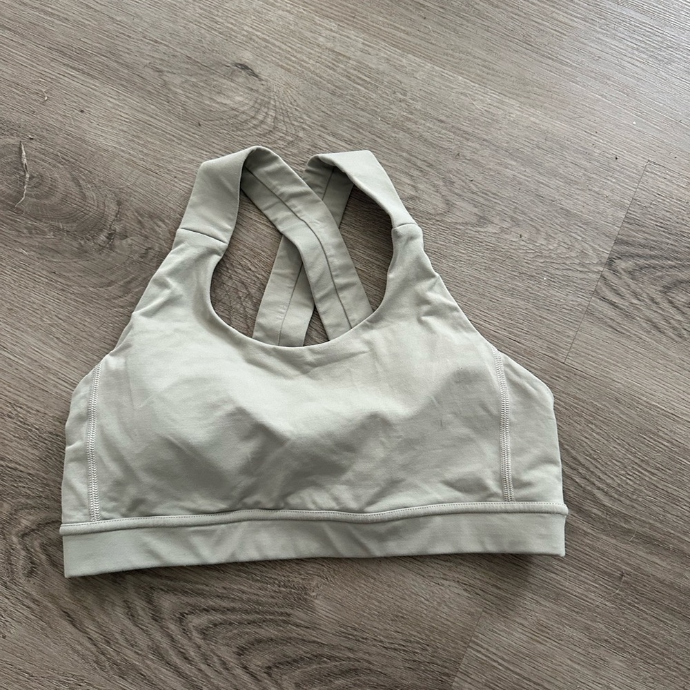Lululemon Athletica Gray Sports Bra Racerback